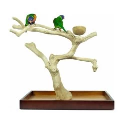 Aire De Jeux En Bois De Java Avec Socle - Medium - Back Zoo Nature