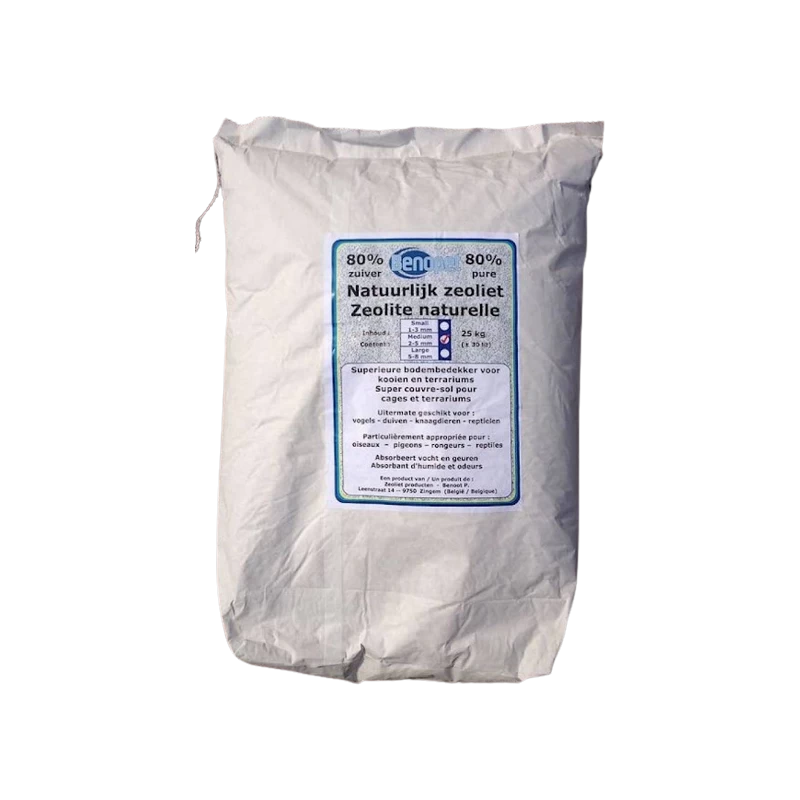 Benopet Small 80% 1-3mm 25kg - Zeoliet 3 Benopet Small 80% 1-3mm 25kg - Zeoliet