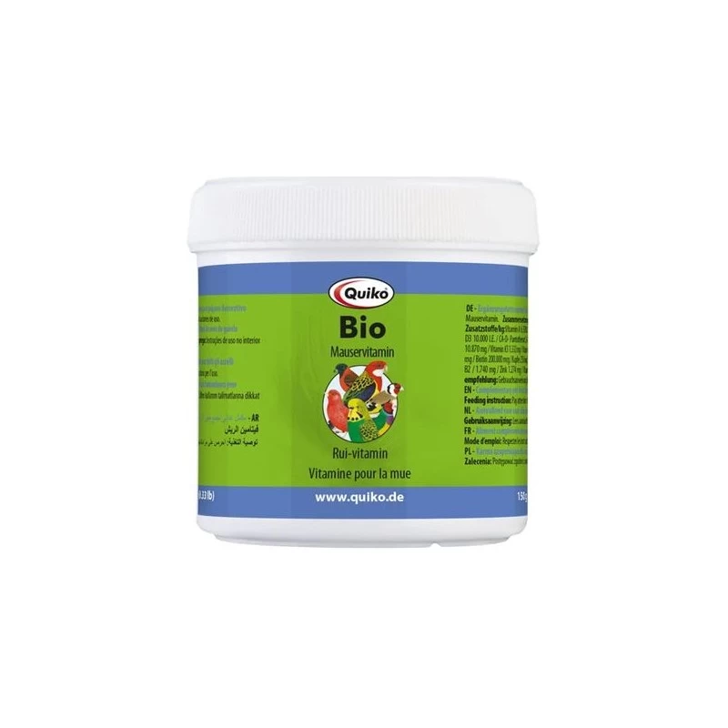 Bio, Vitamines Pour La Mue 150gr - Quiko 4 Bio, Vitamines Pour La Mue 150gr - Quiko – Image 2