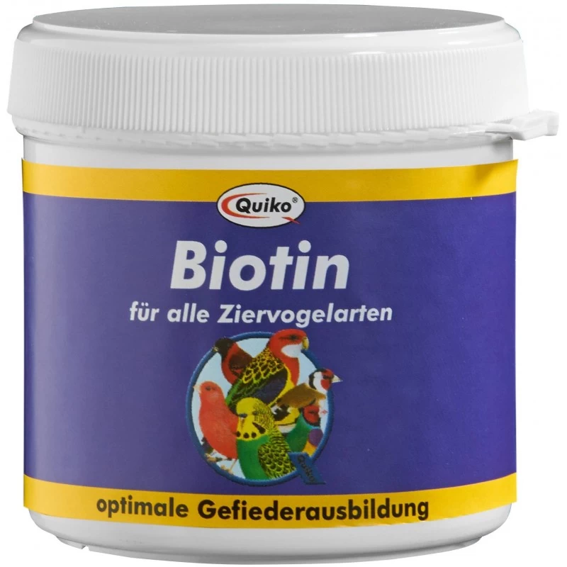 Biotin, Pour Une Formation Optimale Du Plumage 150gr - Quiko 3 Biotin, Pour Une Formation Optimale Du Plumage 150gr - Quiko