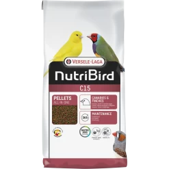 C15 Granulés Extrudés - Aliment D'entretien Pour Canaris, Oiseaux Exotiques Et Indigènes 10kg - Nutribird