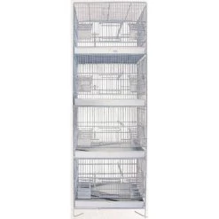 Cage Domus Molinari 4 étages 39x23x114cm -Oiseaux Fournitures Magasin cage domus molinari 4 etages 39x23x114cm 1560053 domus molinari cette cage est ideale comme cage individuelle ou pour la reprodu 1