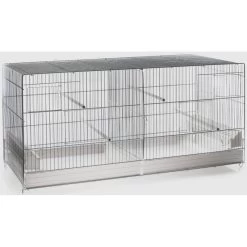 Cage Domus Molinari En Plastique 2 Compartiments 90x40x43cm