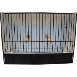 Cage Exposition Caille Noir En PVC