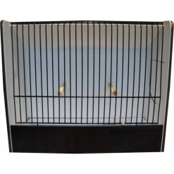 Cage Exposition Exotique Noir En PVC