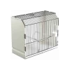 Cage Exposition Plastique 35x15x28cm - 2G-R -Oiseaux Fournitures Magasin cage exposition plastique 35x15x28cm 2g r 14721 2g r cage de preparation avec facade noire 1 porte centrale avec ressort livree