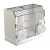 Cage Exposition Plastique 36x17x30cm - 2G-R -Oiseaux Fournitures Magasin cage exposition plastique 36x17x30cm 2g r art 315fn3 2g r cage de preparation avec facade noire 1 porte centrale avec ressort et