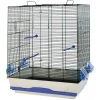 Cage Pour Petits Oiseaux Ambra 56,5x36,5x74cm -Oiseaux Fournitures Magasin cage pour petits oiseaux ambra 565x365x74cm 5482 vadigran cage oiseau incluant des perchoirs et mangeoires en plastique nettoyag