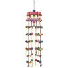 Carrousel Rope With Colorful Cubes & Bell 38cm - Duvo+ -Oiseaux Fournitures Magasin carrousel rope with colorful cubes bell 38cm duvo 4745024 duvo carrousel rope with colorful cubes bell carrousel en corde de cot