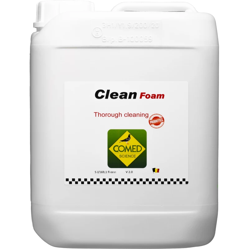 Clean Foam, Solution Favorisant Une Résistance Aux Germes Pathogènes 5L - Comed 3 Clean Foam, Solution Favorisant Une Résistance Aux Germes Pathogènes 5L - Comed