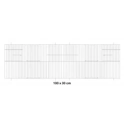 Façade De Cage En Métal 100x30cm - Fauna