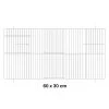 Façade De Cage En Métal 60x30cm - Fauna 1 Façade De Cage En Métal 60x30cm - Fauna -Oiseaux Fournitures Magasin facade de cage en metal 60x30cm fauna 14622 fauna birdproducts facade de cage chromee pour la construction de batteries pour bec