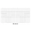 Façade De Cage En Métal 80x40cm - Fauna -Oiseaux Fournitures Magasin facade de cage en metal 80x40cm fauna 14646 fauna birdproducts facade de cage chromee pour la construction de batteries pour bec
