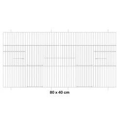 Façade De Cage En Métal 80x40cm - Fauna