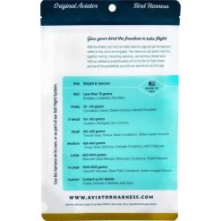 Harnais Pour Perroquet AVIATOR Mini Bleu -Oiseaux Fournitures Magasin harnais pour perroquet aviator mini bleu av00169 the aviator flight line description harnais pour perroquet aviator differentes 1 2