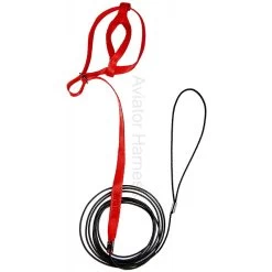 Harnais Pour Perroquet AVIATOR X-Large Rouge -Oiseaux Fournitures Magasin harnais pour perroquet aviator x large rouge av00136 the aviator flight line description harnais pour perroquet aviator differen 1