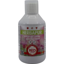 Herbapur, Extraits De Chardon-marie, Pissenlit Et Ortie 250ml - Red Animals