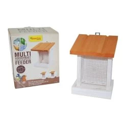 Maison D'alimentation Multi Feeder Simple Toit Blanche - Benelux