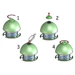 Mangeoire Extérieure Space GARDEN - Modèle Gris - S.T.A. Soluzioni 7 Mangeoire Extérieure Space GARDEN - Modèle Gris - S.T.A. Soluzioni -Oiseaux Fournitures Magasin mangeoire exterieure space garden modele gris sta soluzioni m057grigia sta soluzioni space garden est une mangeoire exterieure q 1