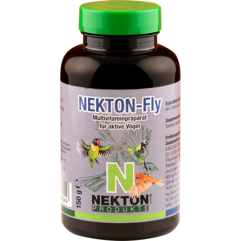 Nekton-Fly 150gr - Complexe Multivitaminés Pour Pigeons Et Gallinacés - Nekton 3 Nekton-Fly 150gr - Complexe Multivitaminés Pour Pigeons Et Gallinacés - Nekton