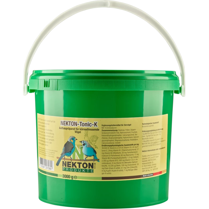 Nekton-Tonic-K 3kg - Préparation De Croissance Pour Granivores - Nekton 3 Nekton-Tonic-K 3kg - Préparation De Croissance Pour Granivores - Nekton