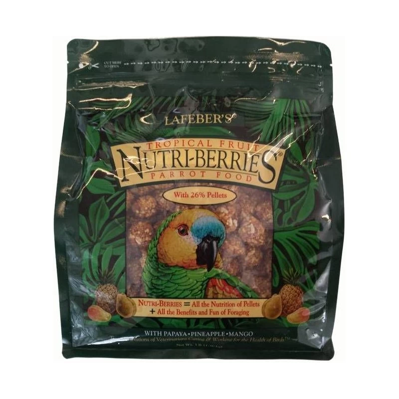 Nutri-Berries Tropical Fruit Perroquet 1,36kg - Lafeber's 3 Nutri-Berries Tropical Fruit Perroquet 1,36kg - Lafeber's
