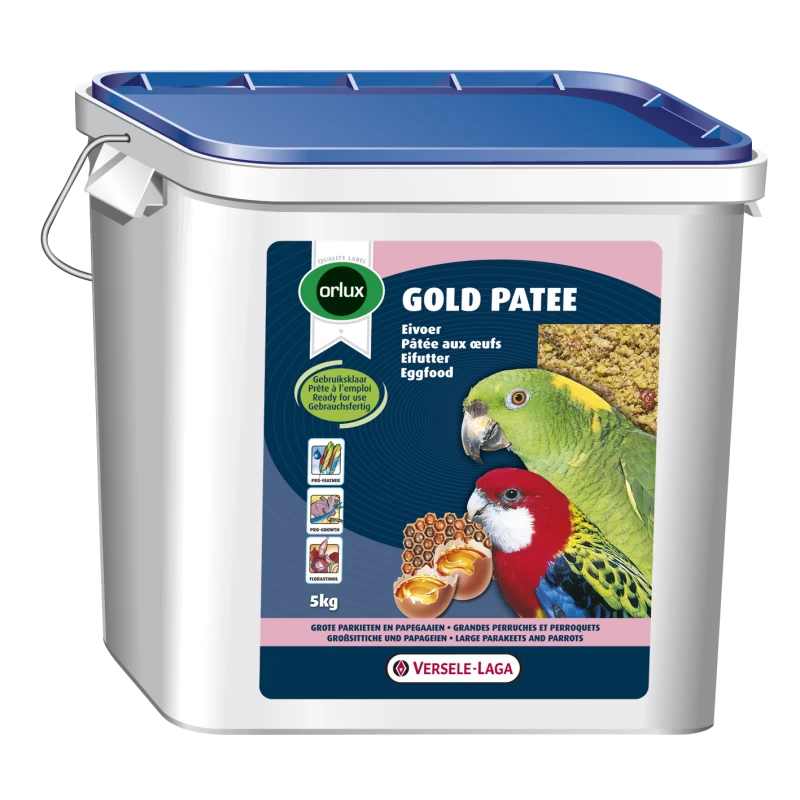 VERSELE-LAGA Orlux Gold Patee Grandes Perruches & Perroquets 5kg - Pâtée Aux Oeufs - Grandes Perruches, Perroquets, Cacatoès, Aras 3 VERSELE-LAGA Orlux Gold Patee Grandes Perruches & Perroquets 5kg - Pâtée Aux Oeufs - Grandes Perruches, Perroquets, Cacatoès, Aras