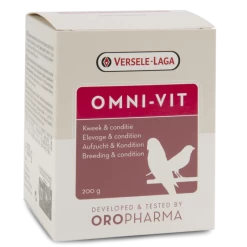 VERSELE-LAGA Oropharma Omni-Vit 200gr - Mélange De Vitamines Pour L'élevage Et La Condition - Oiseaux