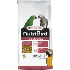P19 Original Granulés Extrudés - Aliment D'élevage Pour Perroquets 10kg - Nutribird