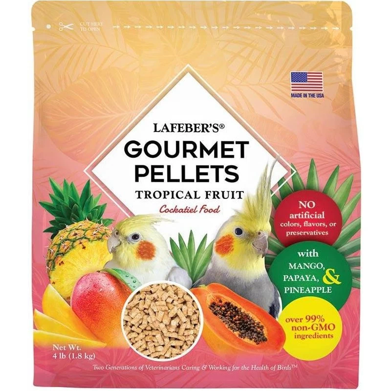 Pellets Gourmands Aux Fruits Tropicaux Cockatiel 1,8kg - Lafeber's 3 Pellets Gourmands Aux Fruits Tropicaux Cockatiel 1,8kg - Lafeber's