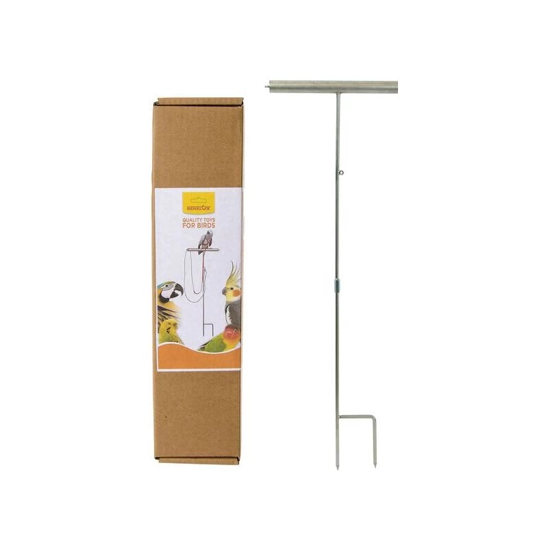 Perchoir Pour Perroquets En Inox - Benelux 3 Perchoir Pour Perroquets En Inox - Benelux