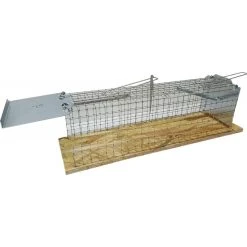 Piège - Trappe à Rats 2 Compartiments -Oiseaux Fournitures Magasin piege trappe a rats 2 compartiments 34514 kinlys ce piege possede deux entrees afin detre plus efficace place sur le chemin des 1 1