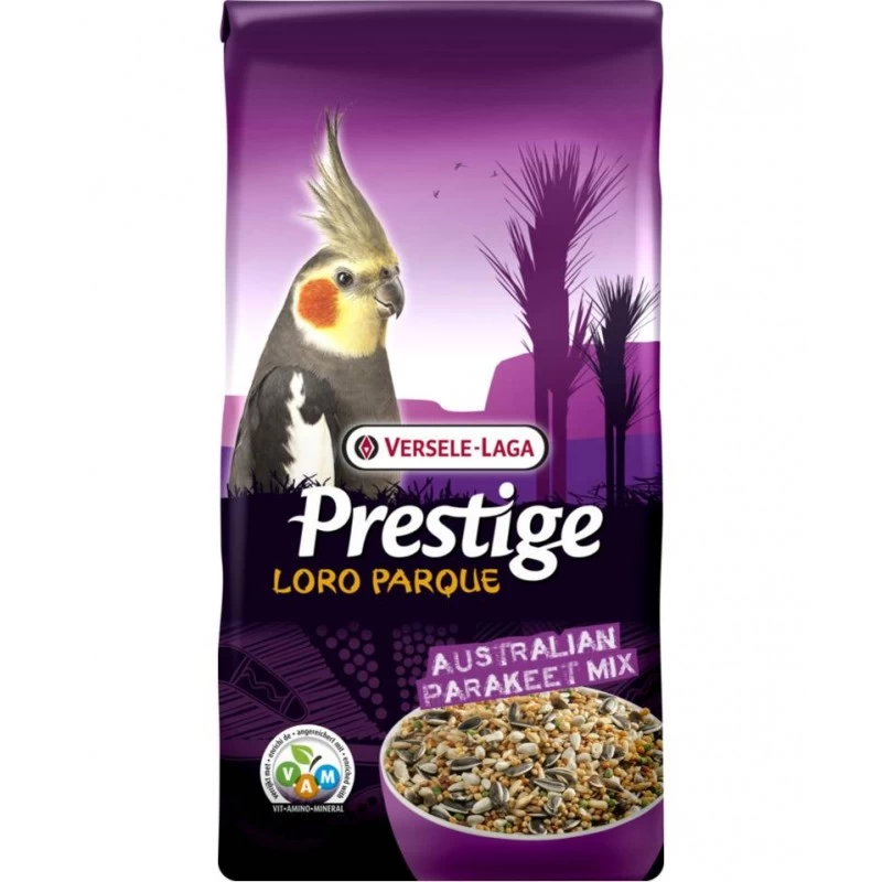 Prestige Loro Parque Australian Parakeet Mix 20kg - Mélange De Graines + Granulés VAM - Perruches Australiennes 3 Prestige Loro Parque Australian Parakeet Mix 20kg - Mélange De Graines + Granulés VAM - Perruches Australiennes