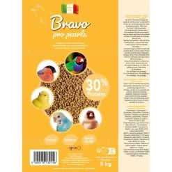 Pro Pearls L 5kg - Bravo -Oiseaux Fournitures Magasin pro pearls l 5kg bravo 102039050 grizo bravo pro pearls largeles bravo perles pro sont des perles qui remplacent les graines ger 2