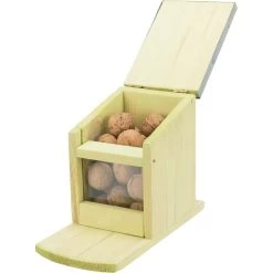 Réserve De Nourriture Pour écureuil - Trixie -Oiseaux Fournitures Magasin reserve de nourriture pour ecureuil trixie 59607 trixie reserve de nourriture pour ecureuil avec toit ouvrant bois de pin impreg 3