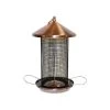 Silo D'alimentation En Cuivre 55cm -Oiseaux Fournitures Magasin silo dalimentation en cuivre 55cm 17320 benelux mangeoire silo en treillis metal et couvercle ideal pour arachides et tournesol