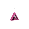 Silo Triangle Rose 23x14x20cm - Benelux -Oiseaux Fournitures Magasin silo triangle rose 23x14x20cm benelux 17337 benelux