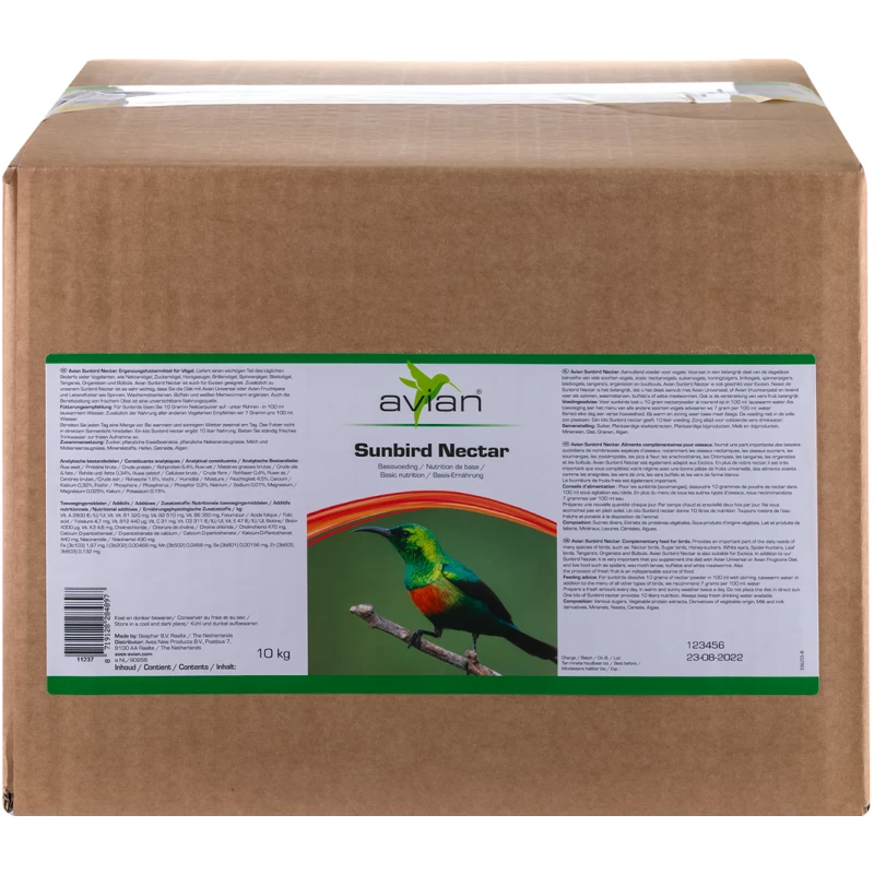 Sunbird Nectar 10kg - Avian 3 Sunbird Nectar 10kg - Avian