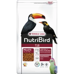 T16 Granulés Extrudés - Aliment D'entretien Pour Grands Oiseaux Frugivores Et Insectivores 2kg - Nutribird