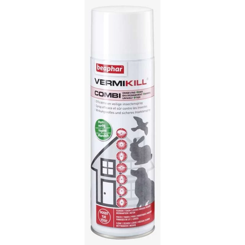 Vermikill Combi Spray 400ml - Beaphar 3 Vermikill Combi Spray 400ml - Beaphar
