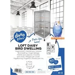 Volière Daisy 100x76x182cm - Duvo+ -Oiseaux Fournitures Magasin voliere daisy 100x76x182cm duvo 11989 duvo specifications cage solide et spacieuse pour oiseaux avec 8 abreuvoirs mangeoires et 1 1