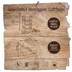 Woodland Volière Hexagon Cottage 100x86x185cm - Duvo+ 6 Woodland Volière Hexagon Cottage 100x86x185cm - Duvo+ -Oiseaux Fournitures Magasin woodland voliere hexagon cottage 100x86x185cm duvo 496 918 duvo specifications pour 7 oiseaux 2 perchoirs 2 portes toit en roofi 1
